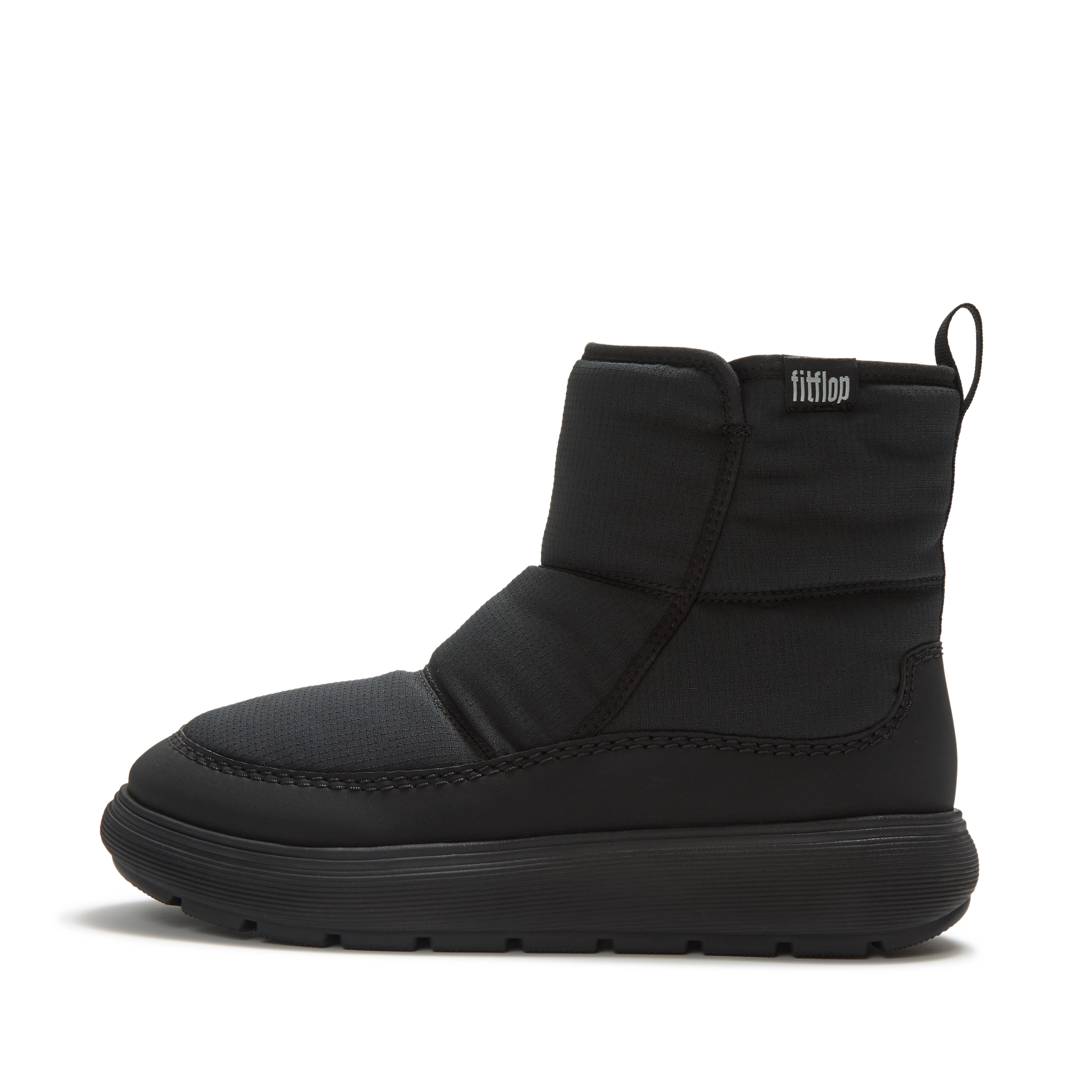 FitFlop iQ-COMFF Water Resistant Boots - All Black