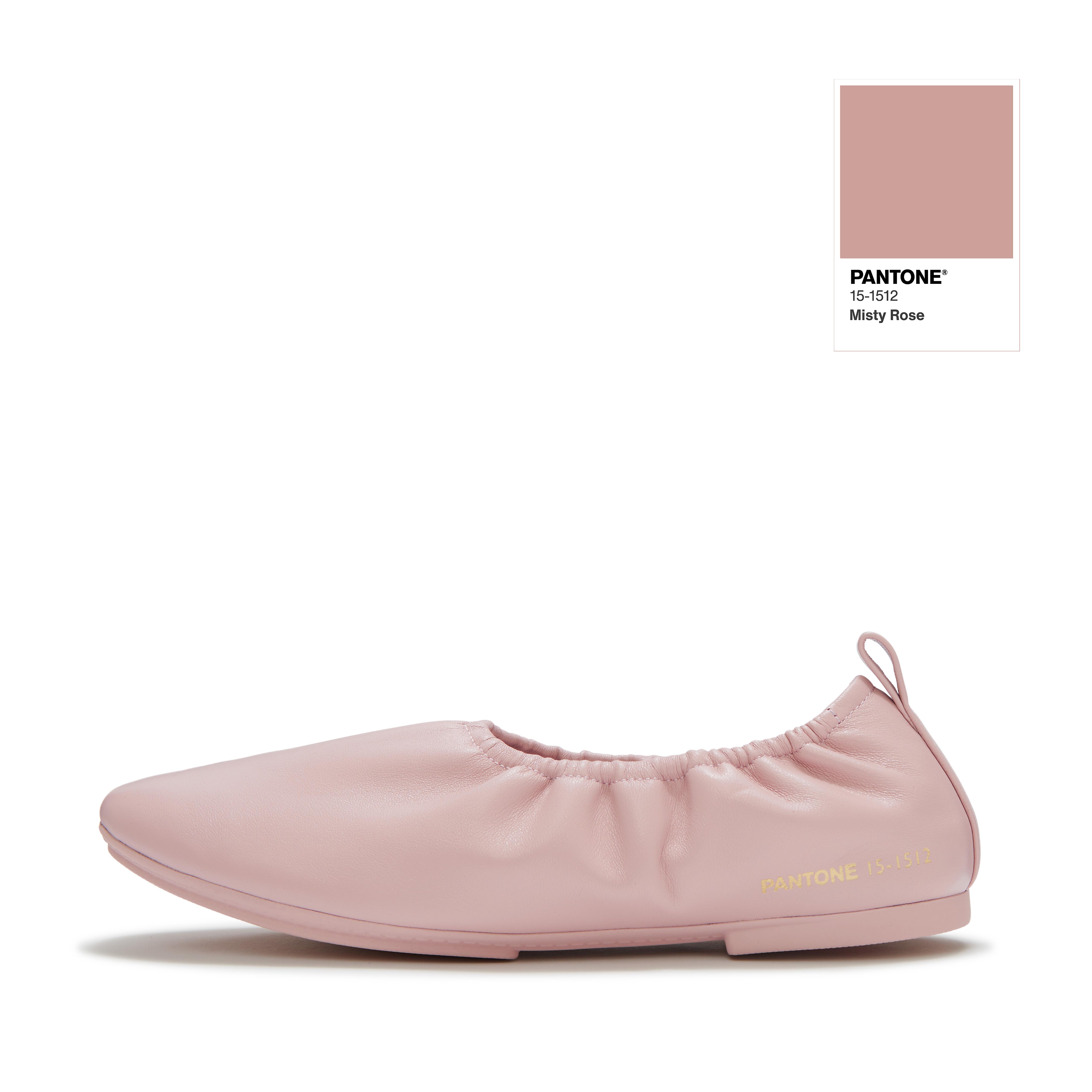 FitFlop DELICATO | PANTONE Poise Leather Ballerinas - Misty Rose