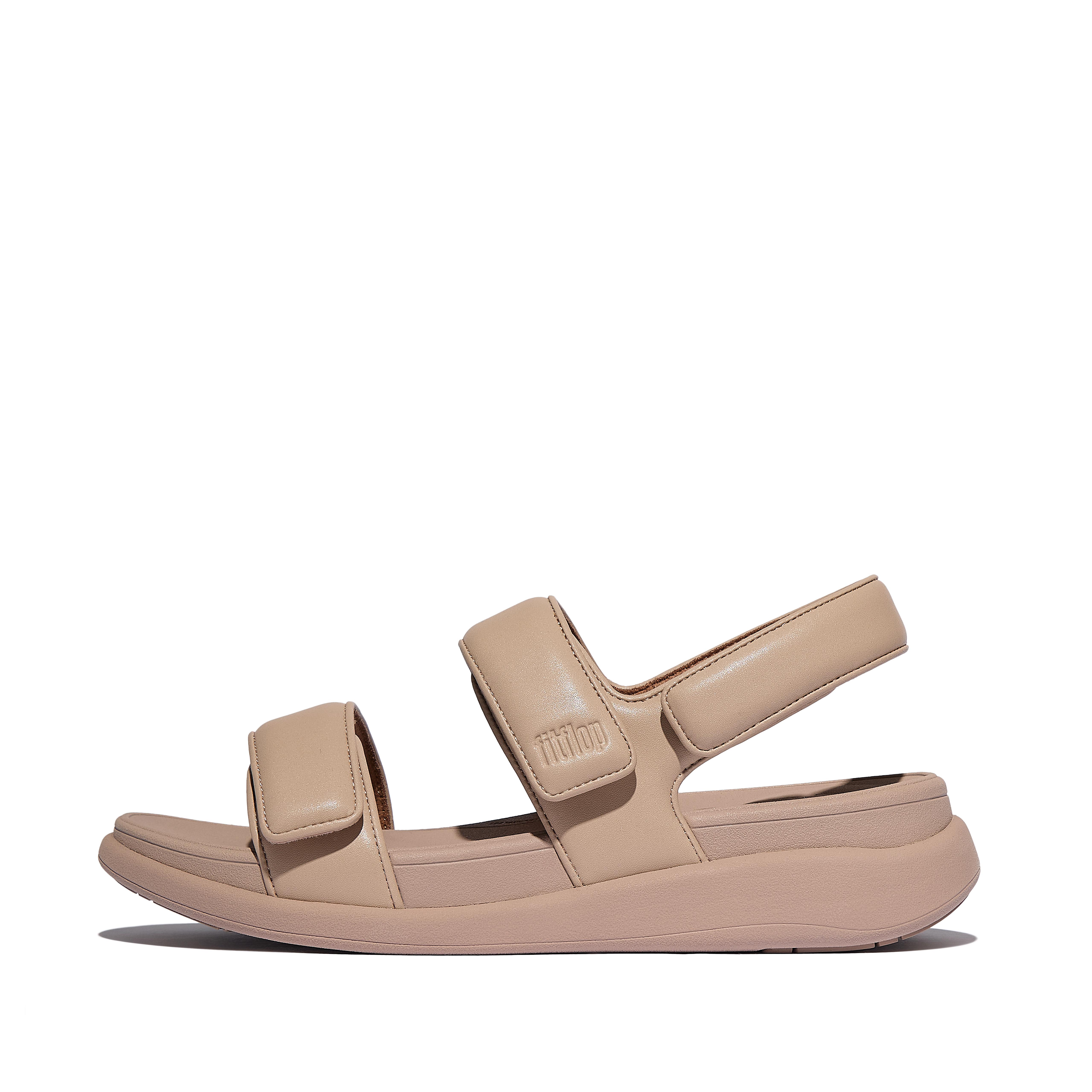 FitFlop F-MODE GO Adjustable Back-Strap Sandals - Classic Beige