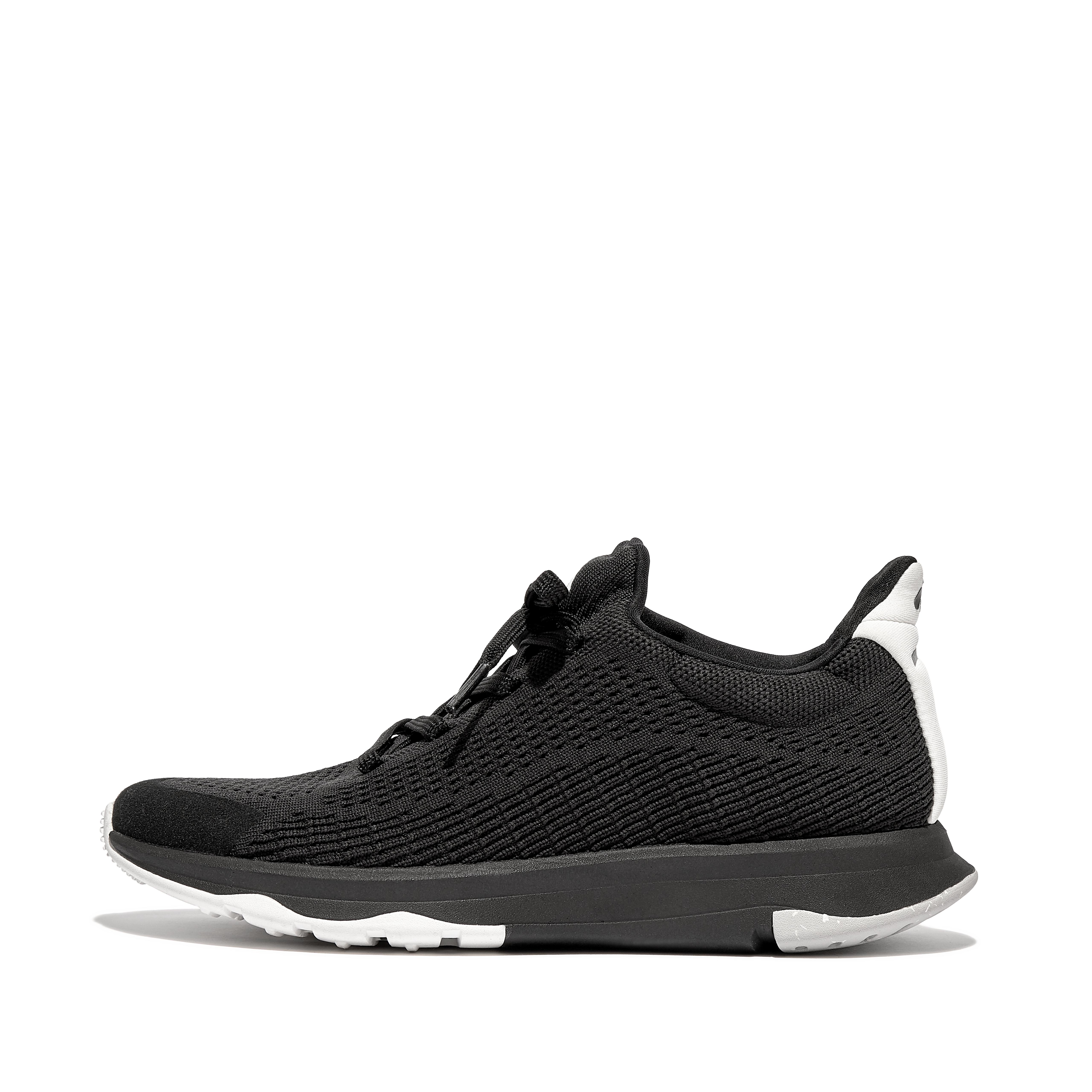 FitFlop VITAMIN FFX E01 Knit Sports Sneakers - Black Mix
