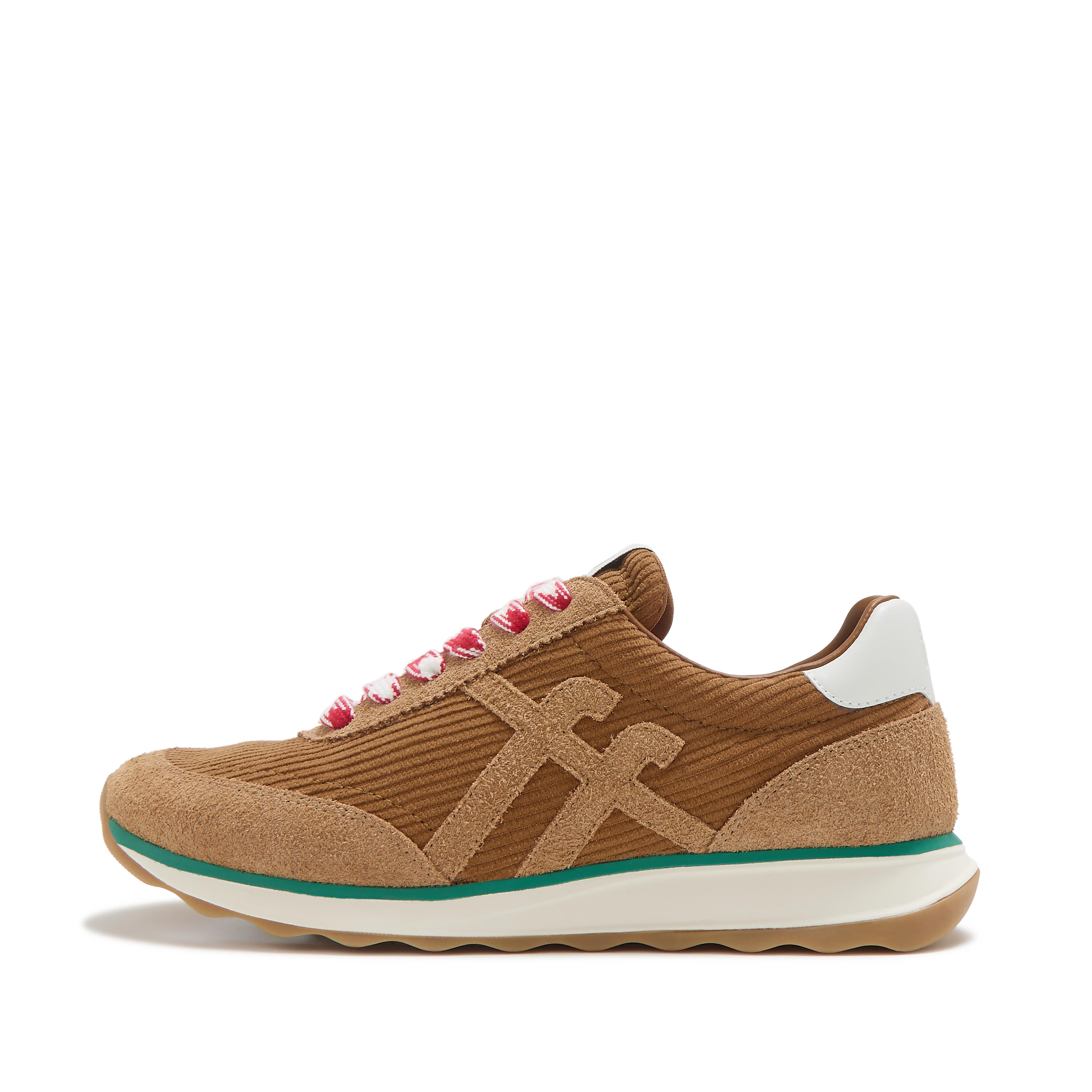 FitFlop RETRO-Q FF Suede Sneakers - Terracotta