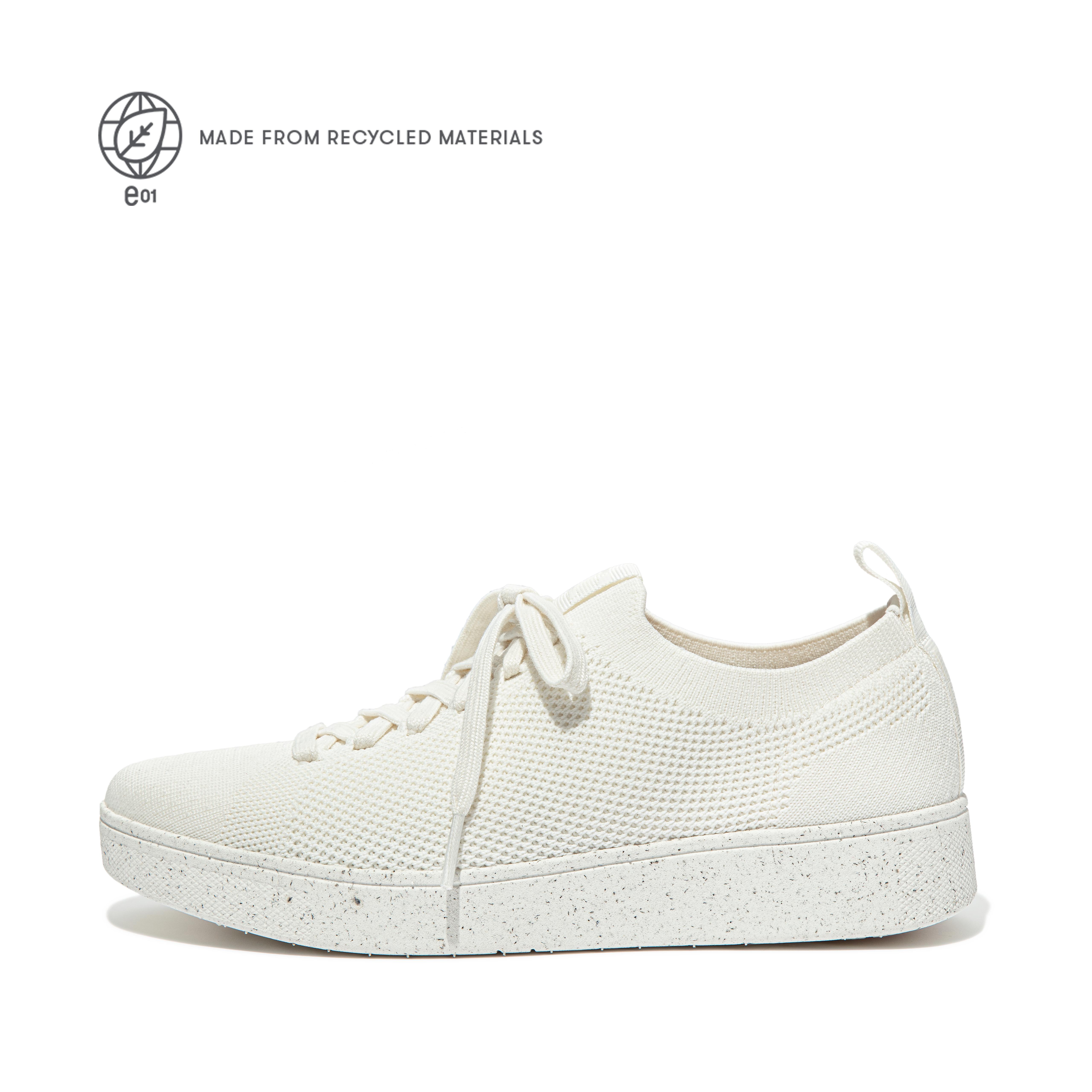 FitFlop RALLY e01 Multi-Knit Sneakers - Cream