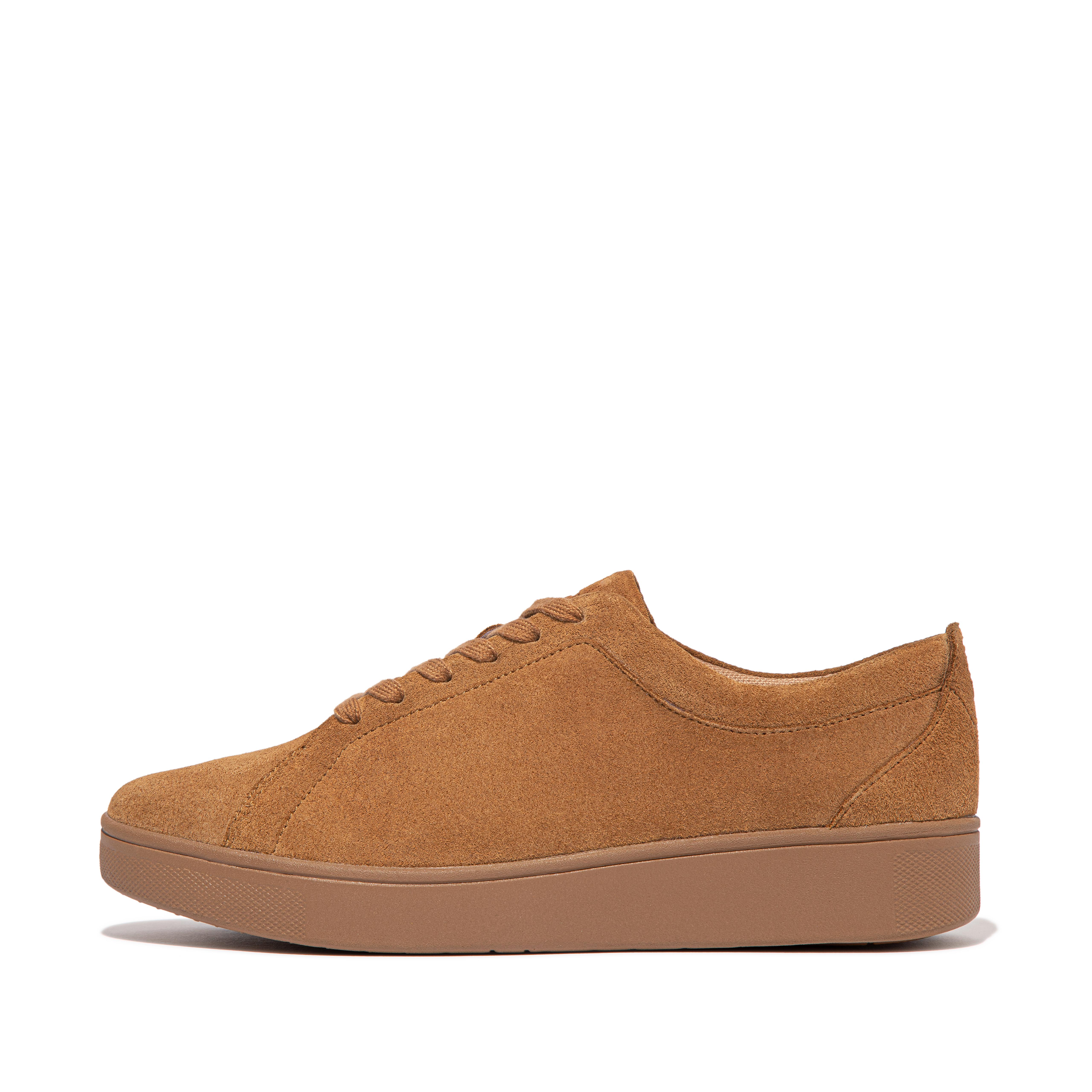 FitFlop RALLY Suede Sneakers - Desert Tan