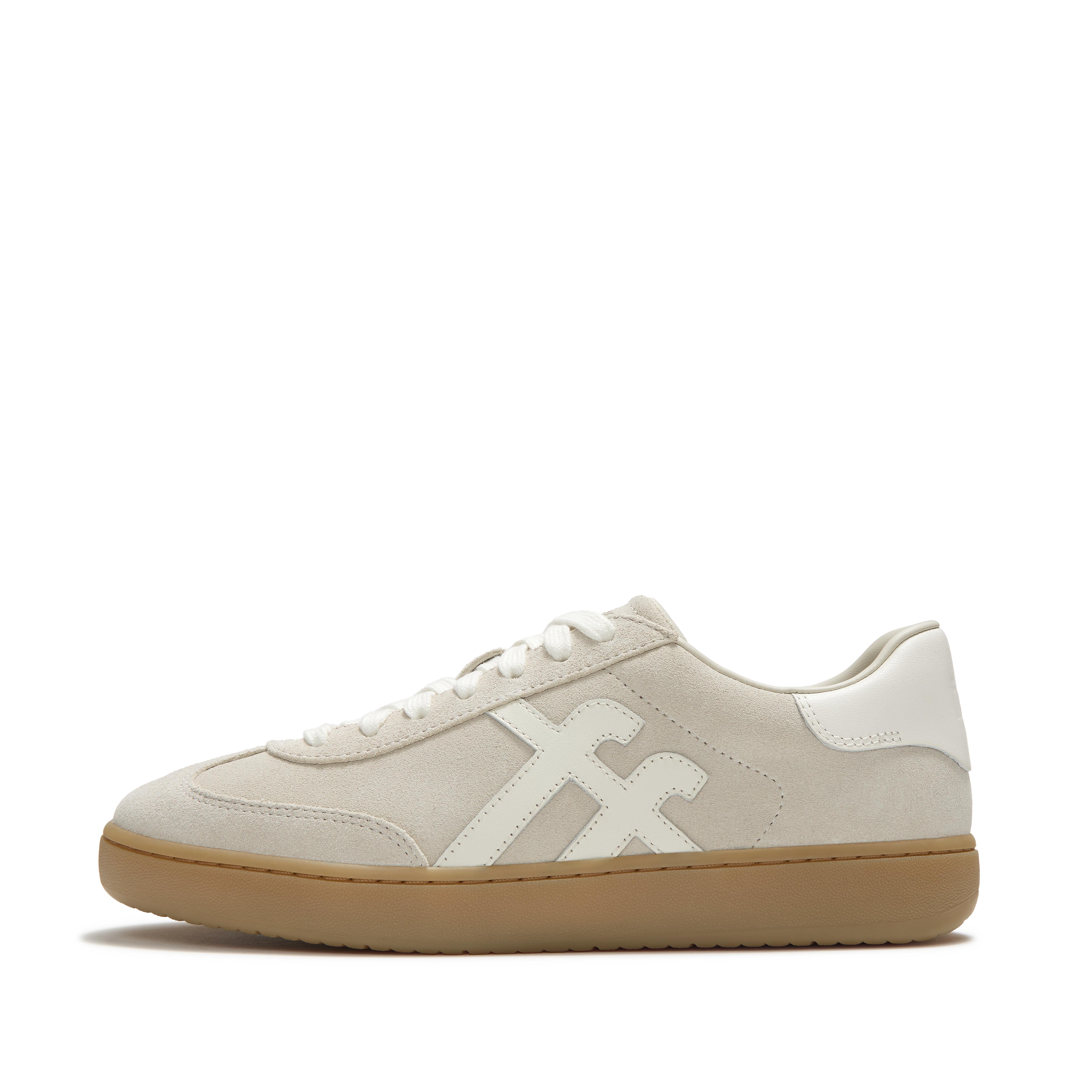 FitFlop THE DASH FF T-Toe Suede Sneakers - Taupe