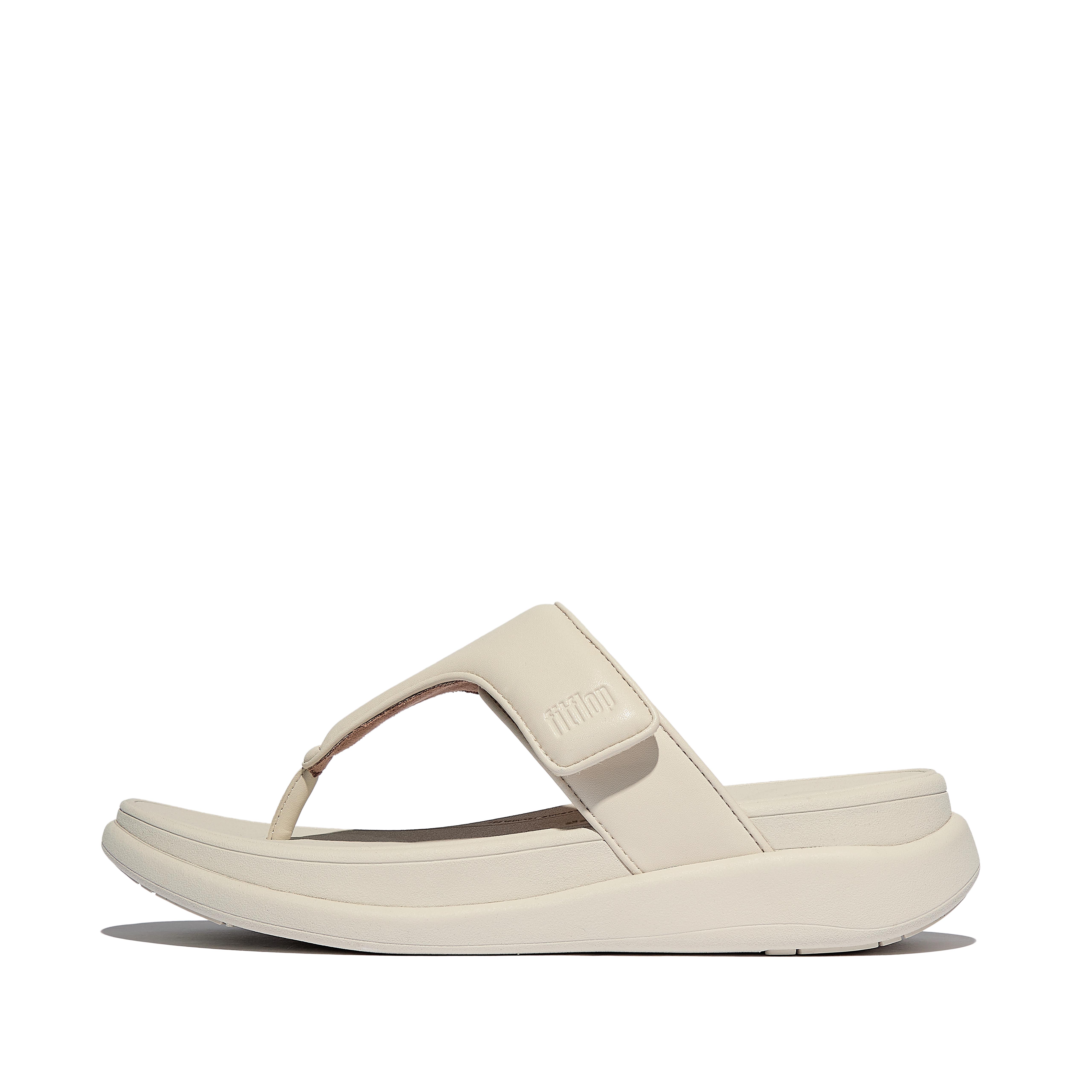 FitFlop F-MODE GO Adjustable Toe-Post Sandals - Paris Beige