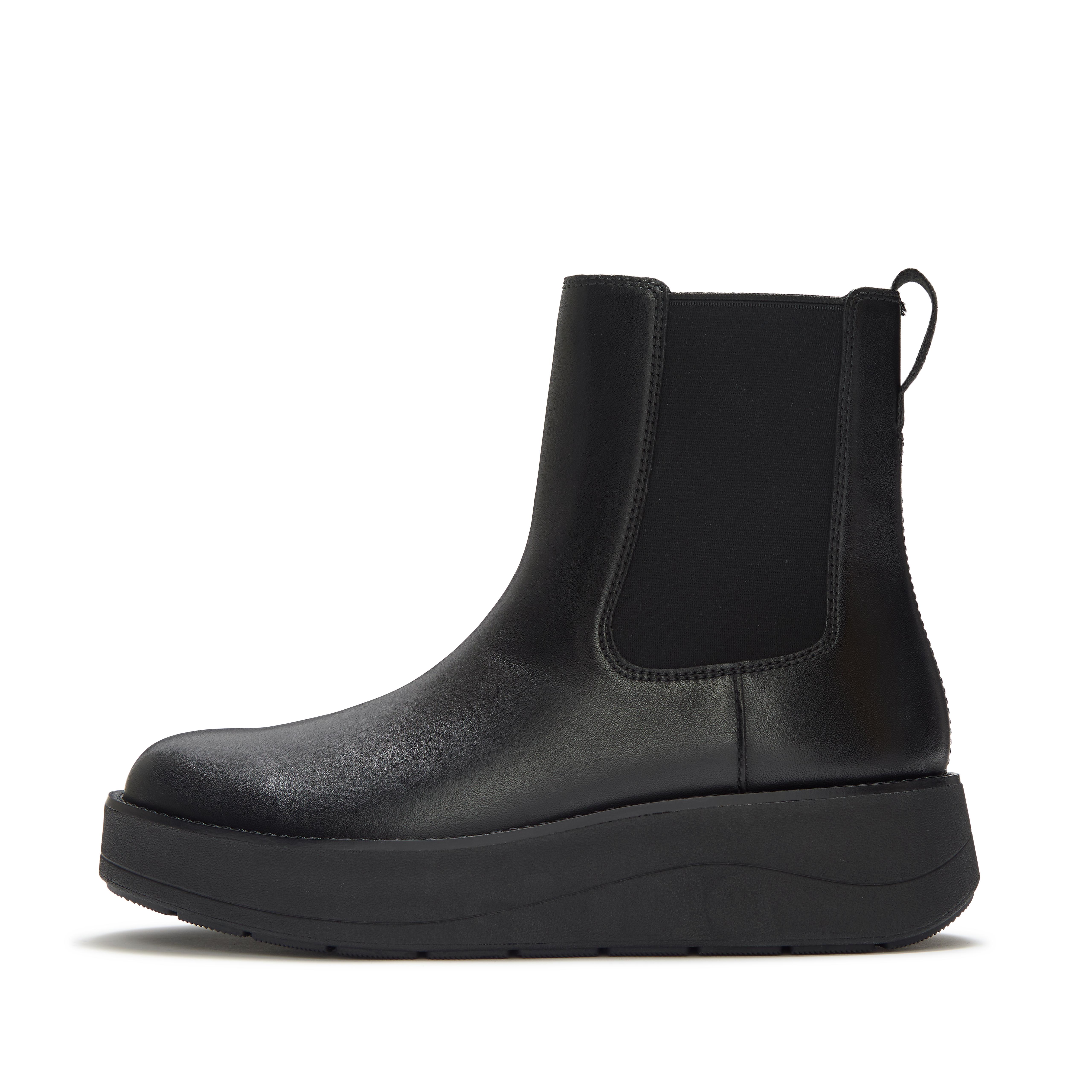 FitFlop GEN-FF Roam Leather Chelsea Boots - All Black