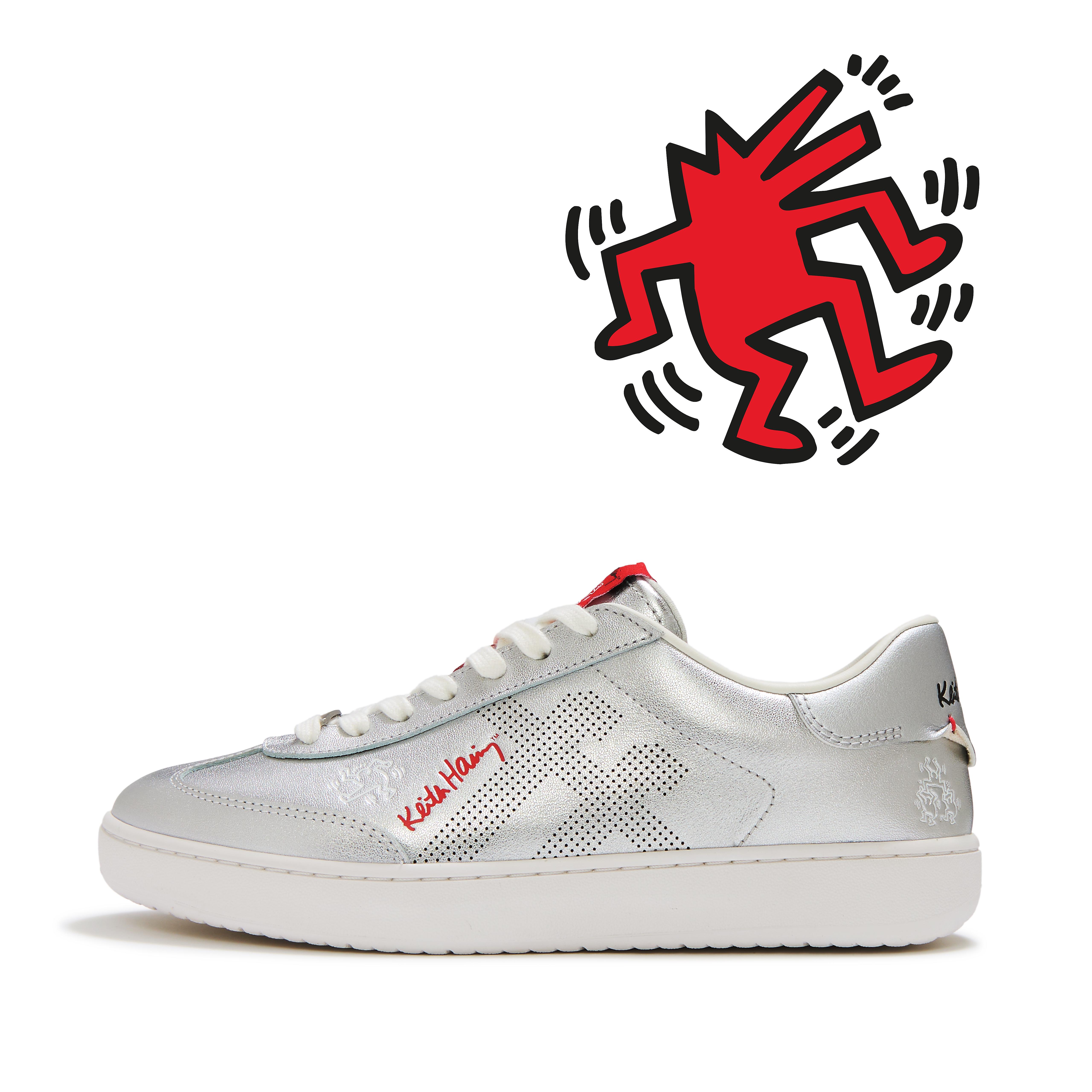 FitFlop DASH | KEITH HARING FF Sneakers - Metallic Silver