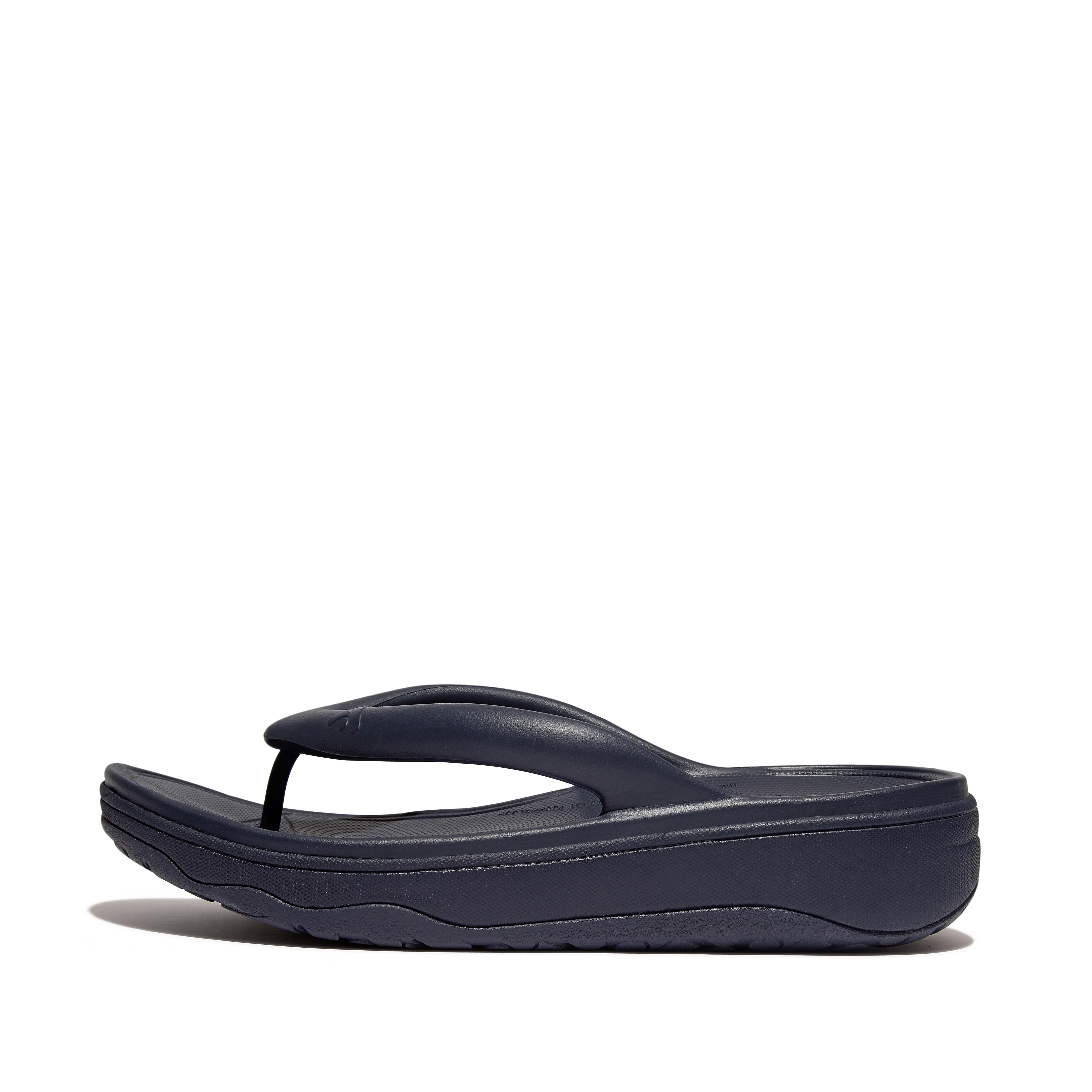 FitFlop RELIEFF Recovery Toe-Post Sandals - Midnight Navy