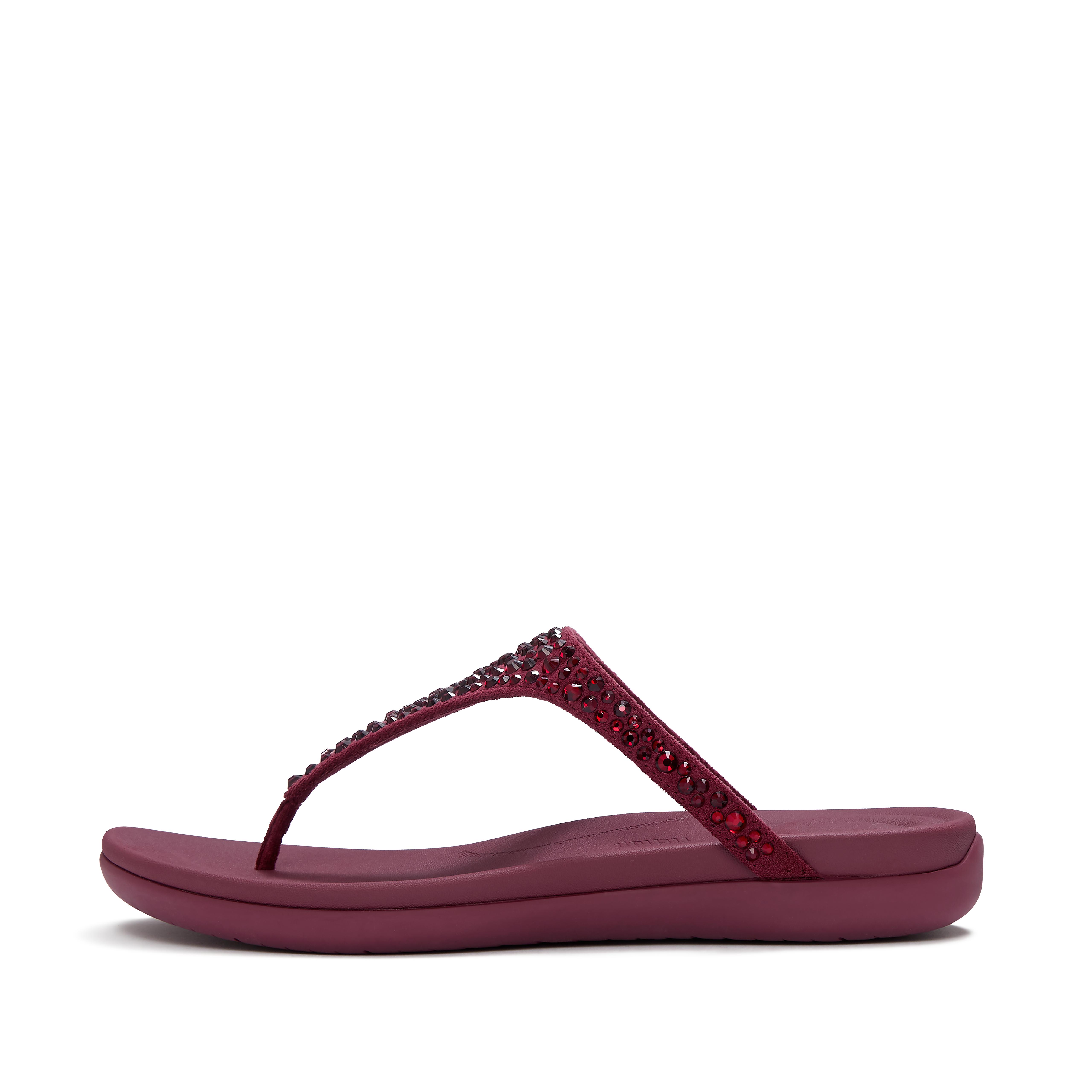 FitFlop SOLAY Toe-Post Sandals - Merlot