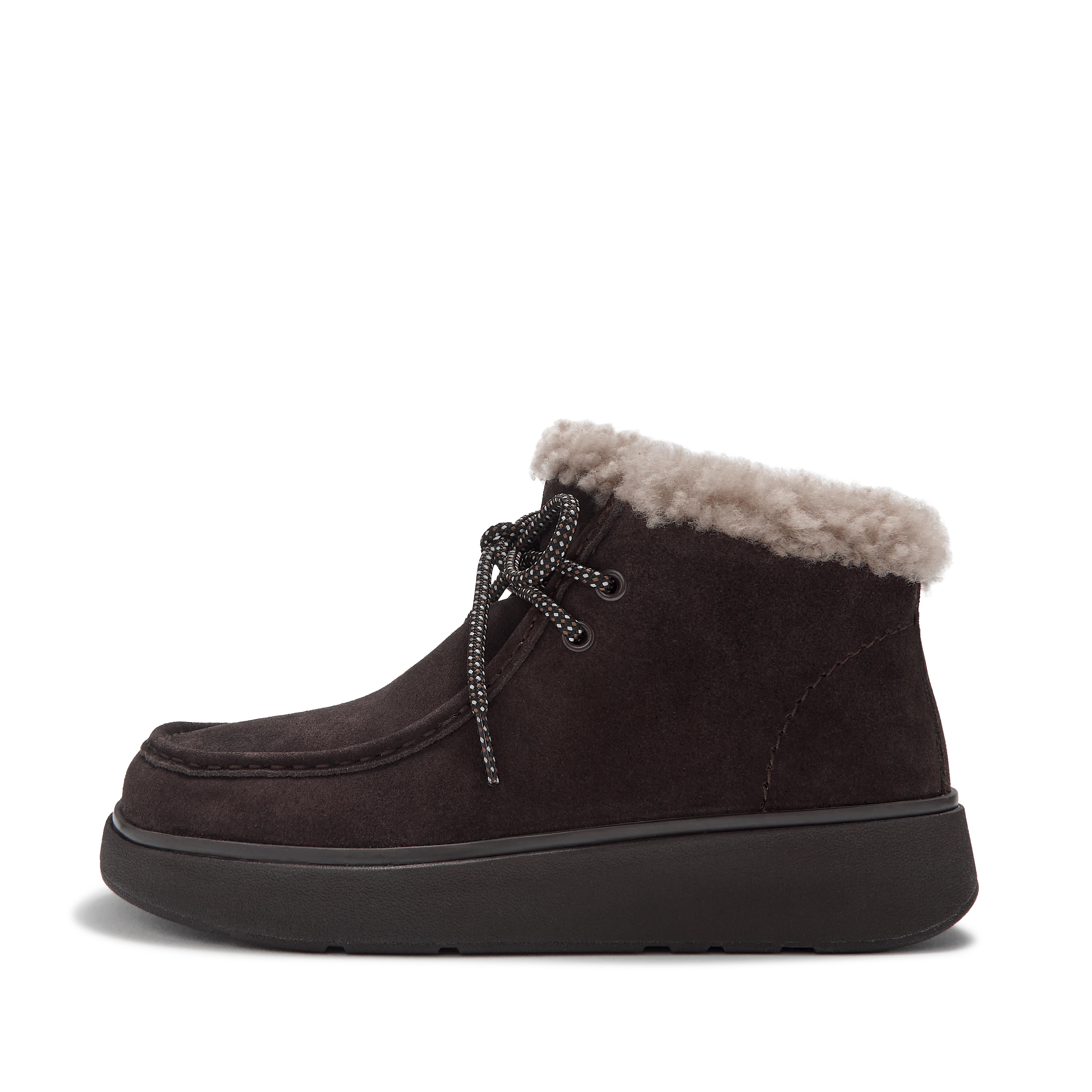 FitFlop GEN-FF Shearling Boots - Brown Mix