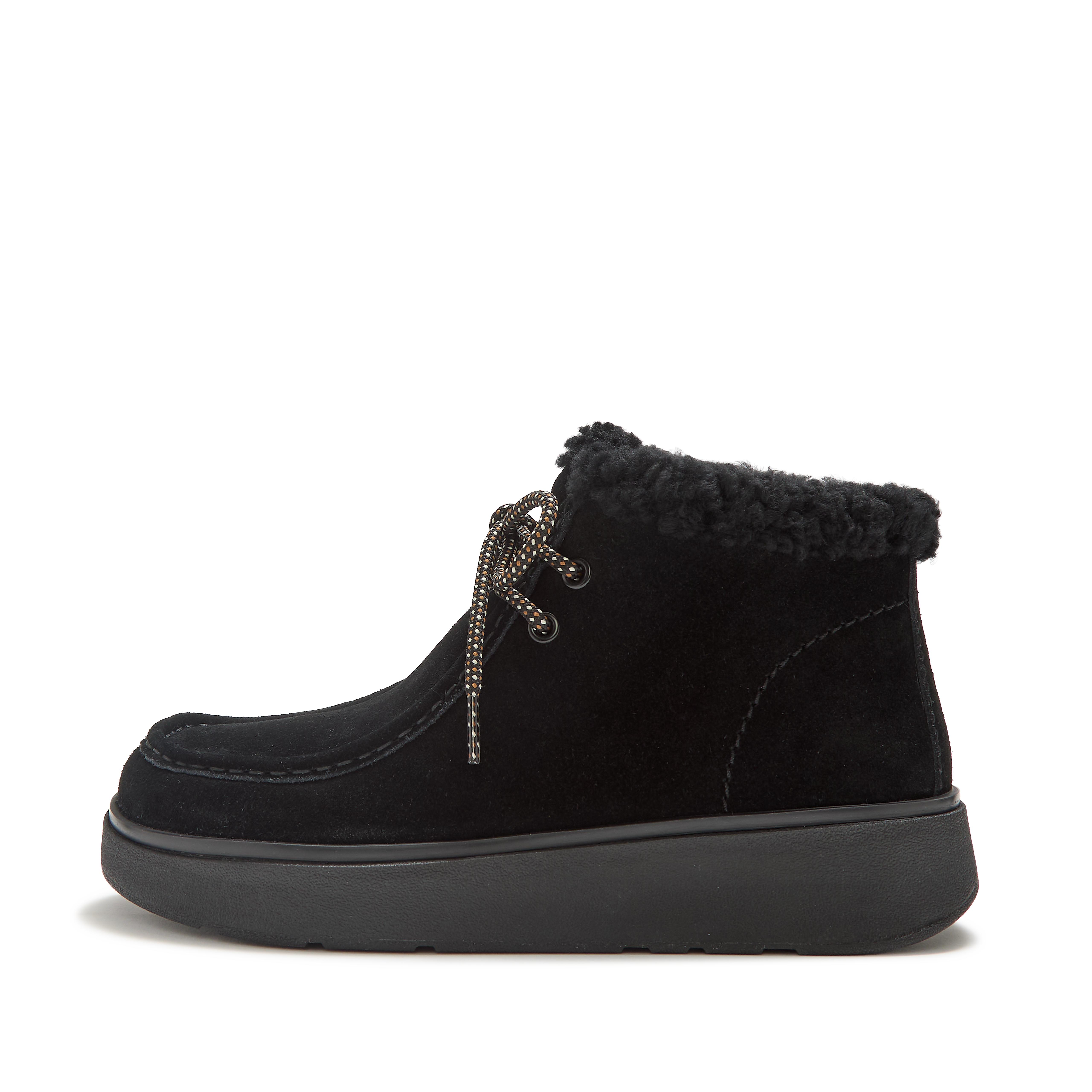 FitFlop GEN-FF Shearling Boots - Black