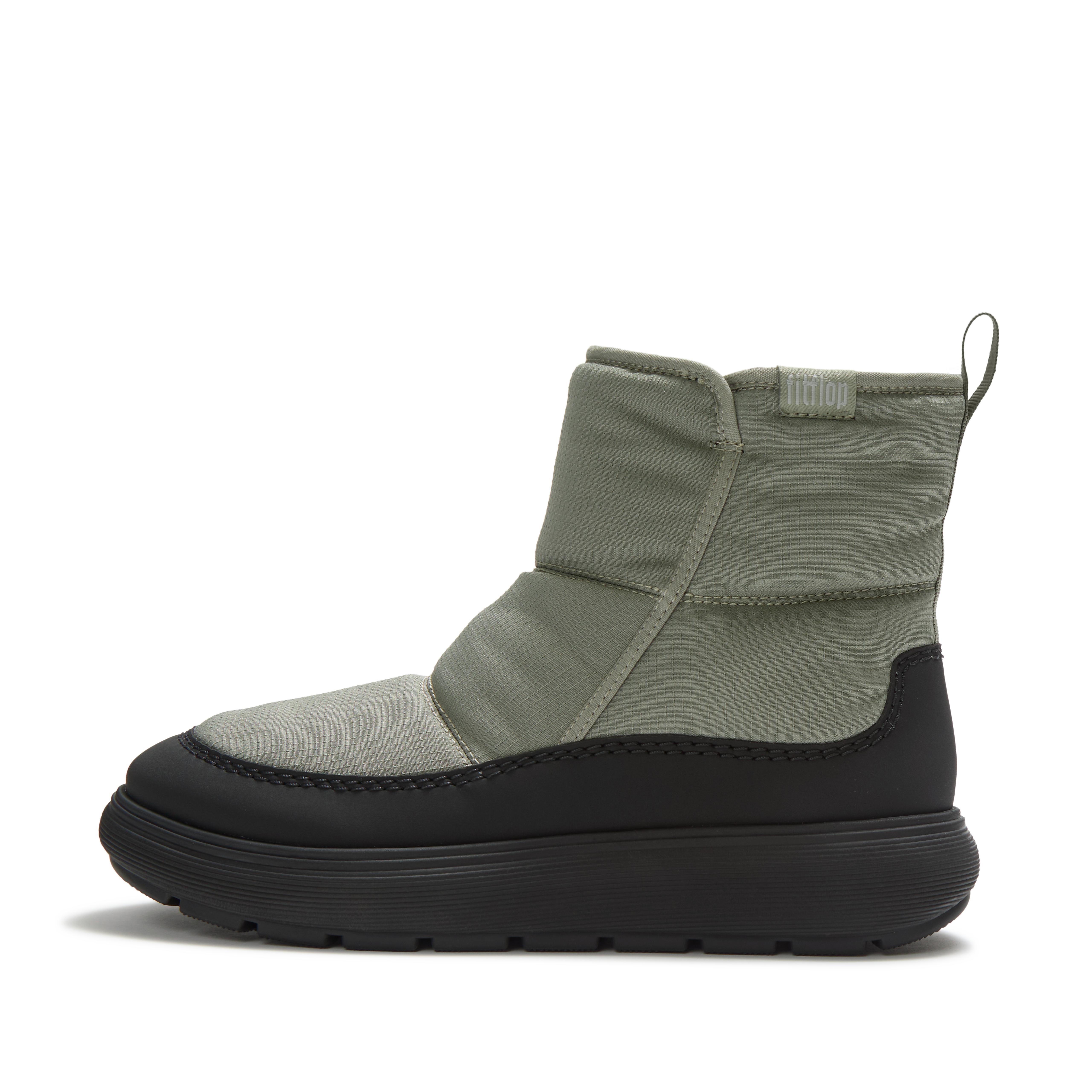 FitFlop iQ-COMFF Water Resistant Boots - Grey/Sage