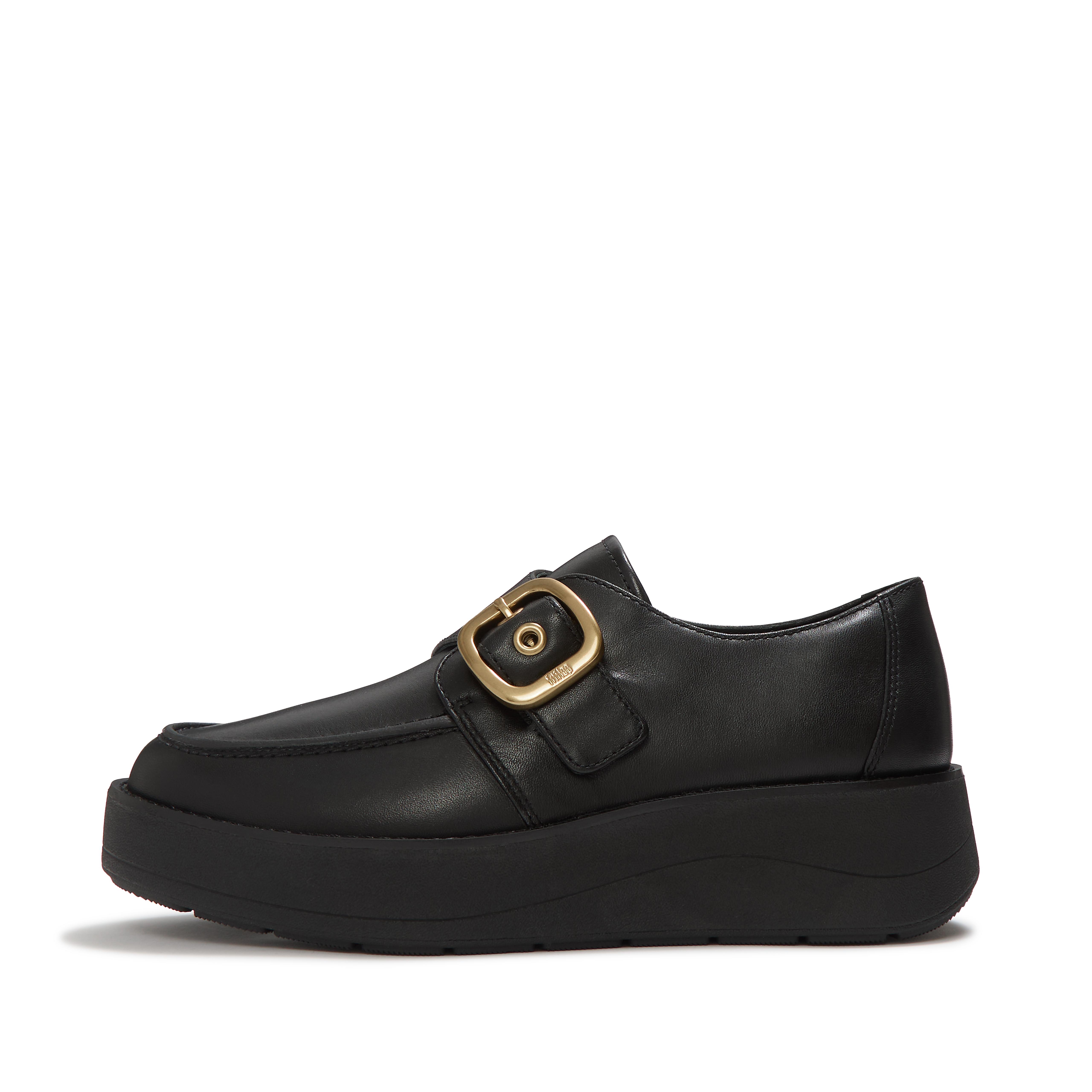 FitFlop GEN-FF Roam Derby Buckle Loafers - Black