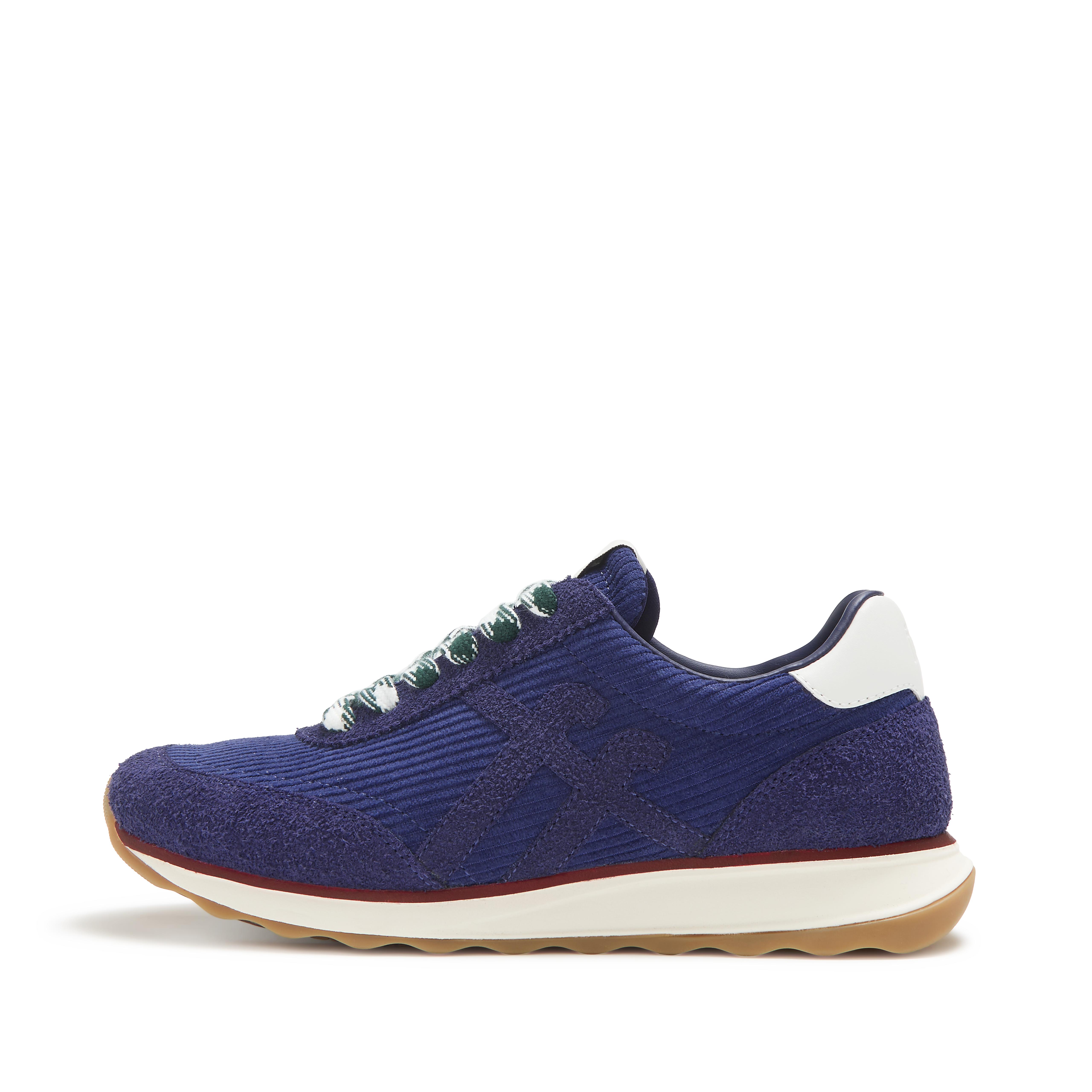FitFlop RETRO-Q FF Suede Sneakers - Deep Blue