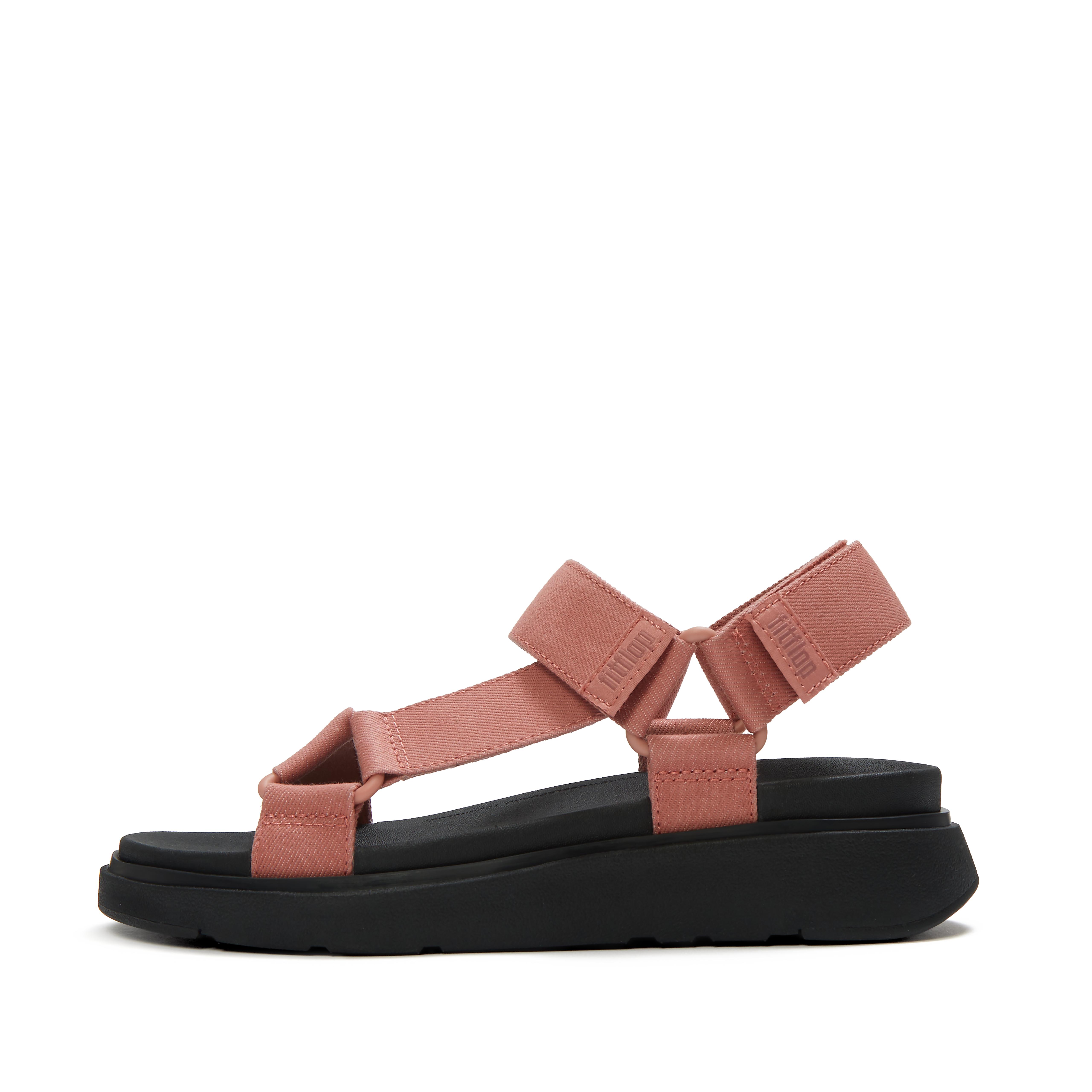 FitFlop GEN-FF Adjustable Denim Back-Strap Sandals - Blush