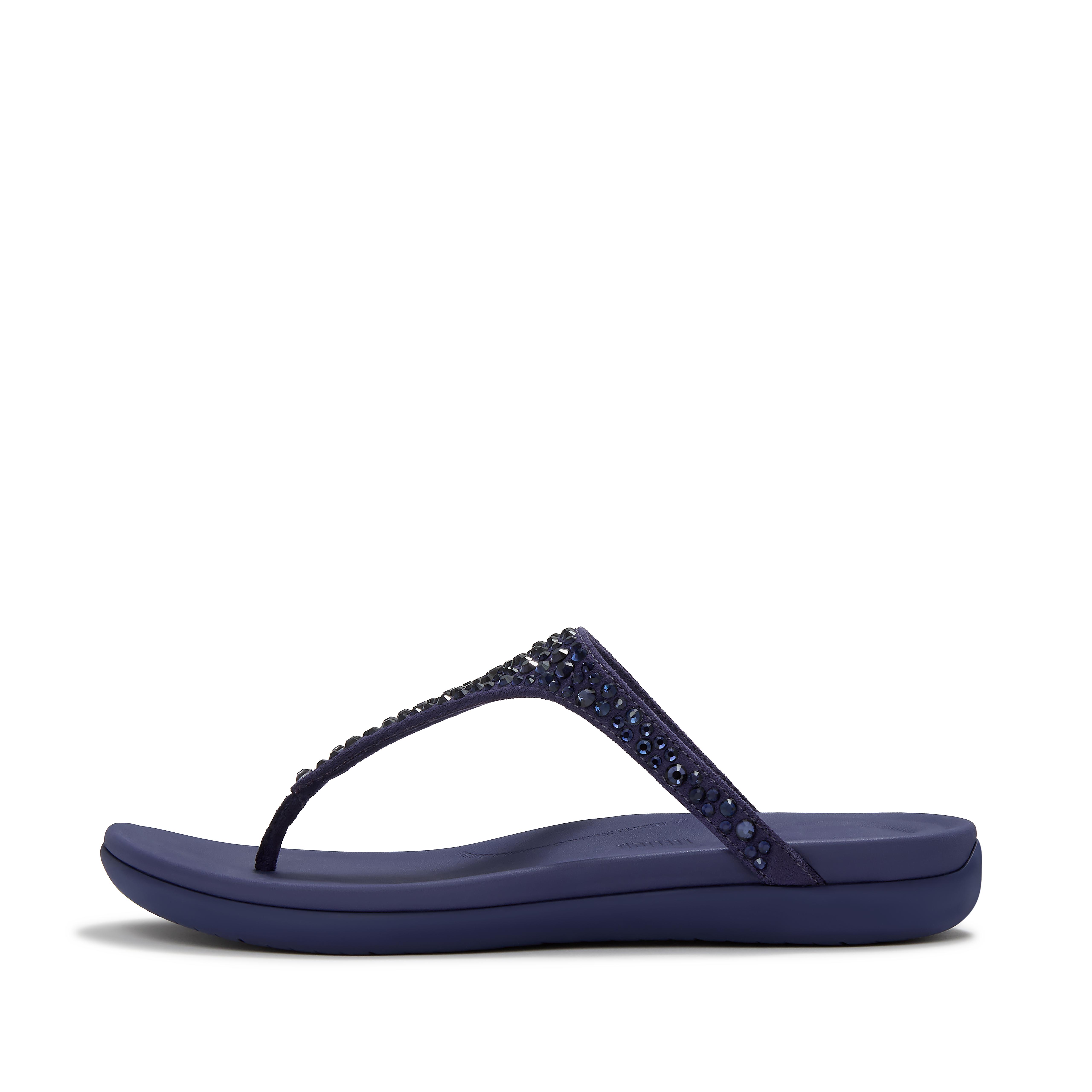 FitFlop SOLAY Toe-Post Sandals - Deep Blue