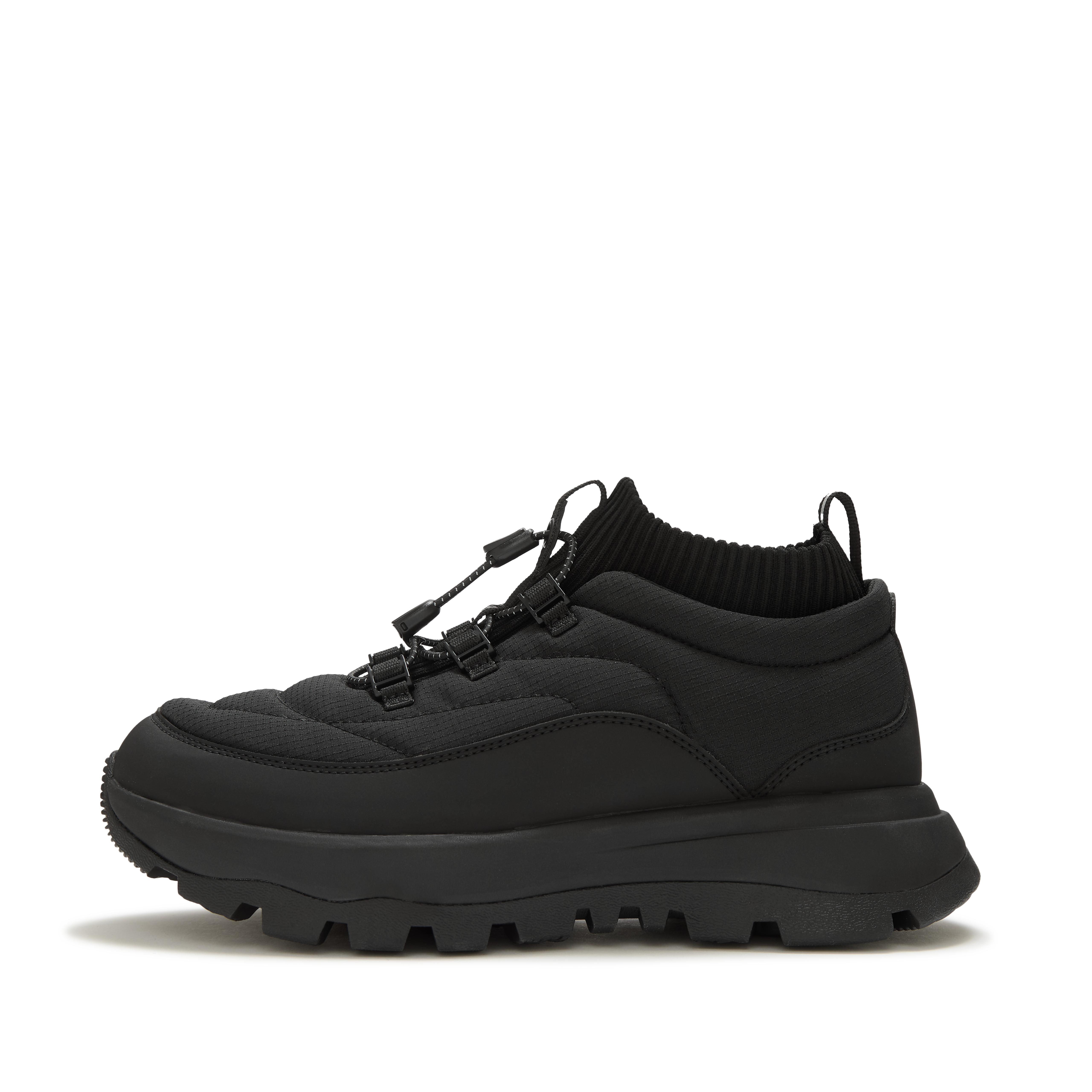 FitFlop NEO-D-HYKER Water Resistant Sneakers - All Black