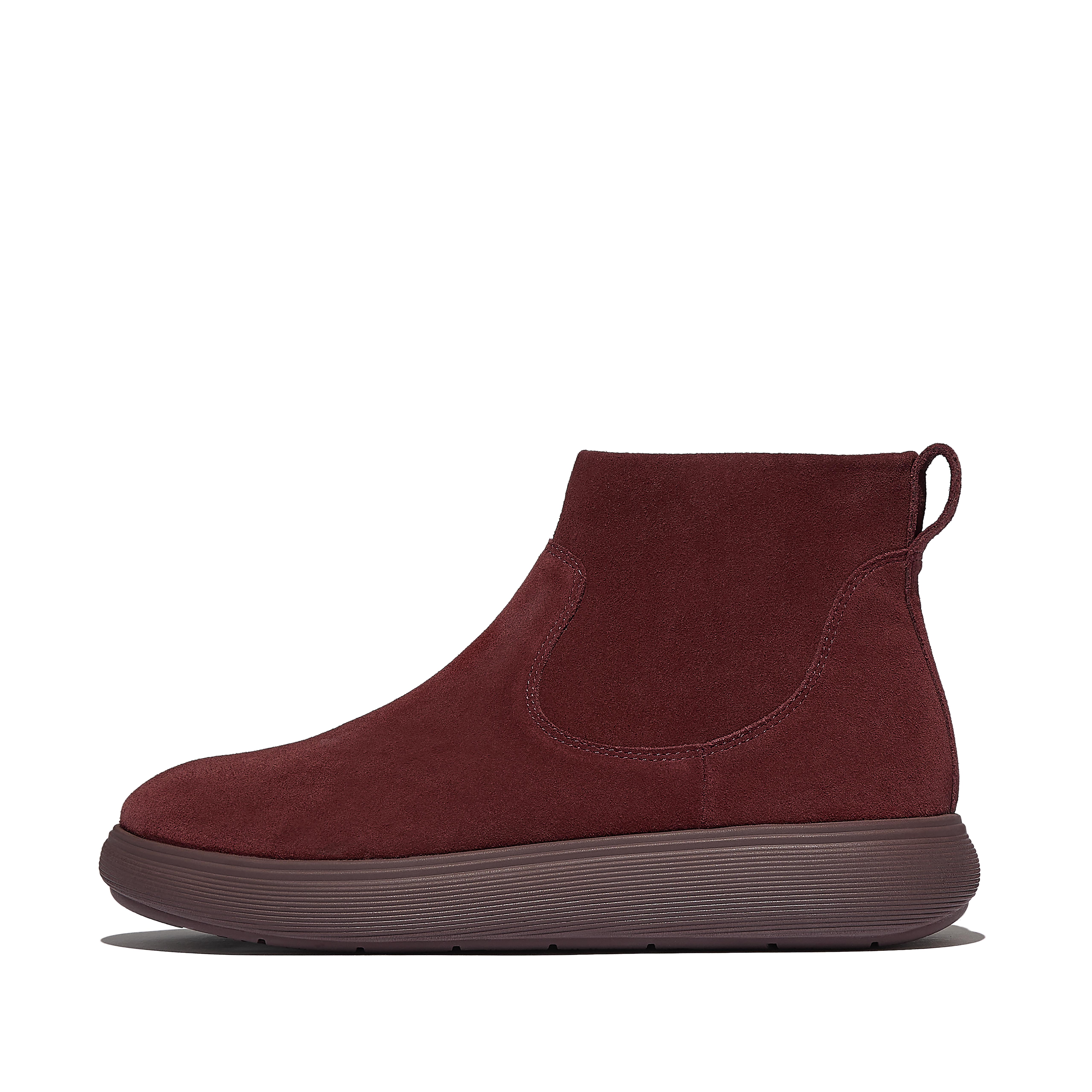 FitFlop iQ-COMFF Suede Zip Ankle Boots - Brown Mix