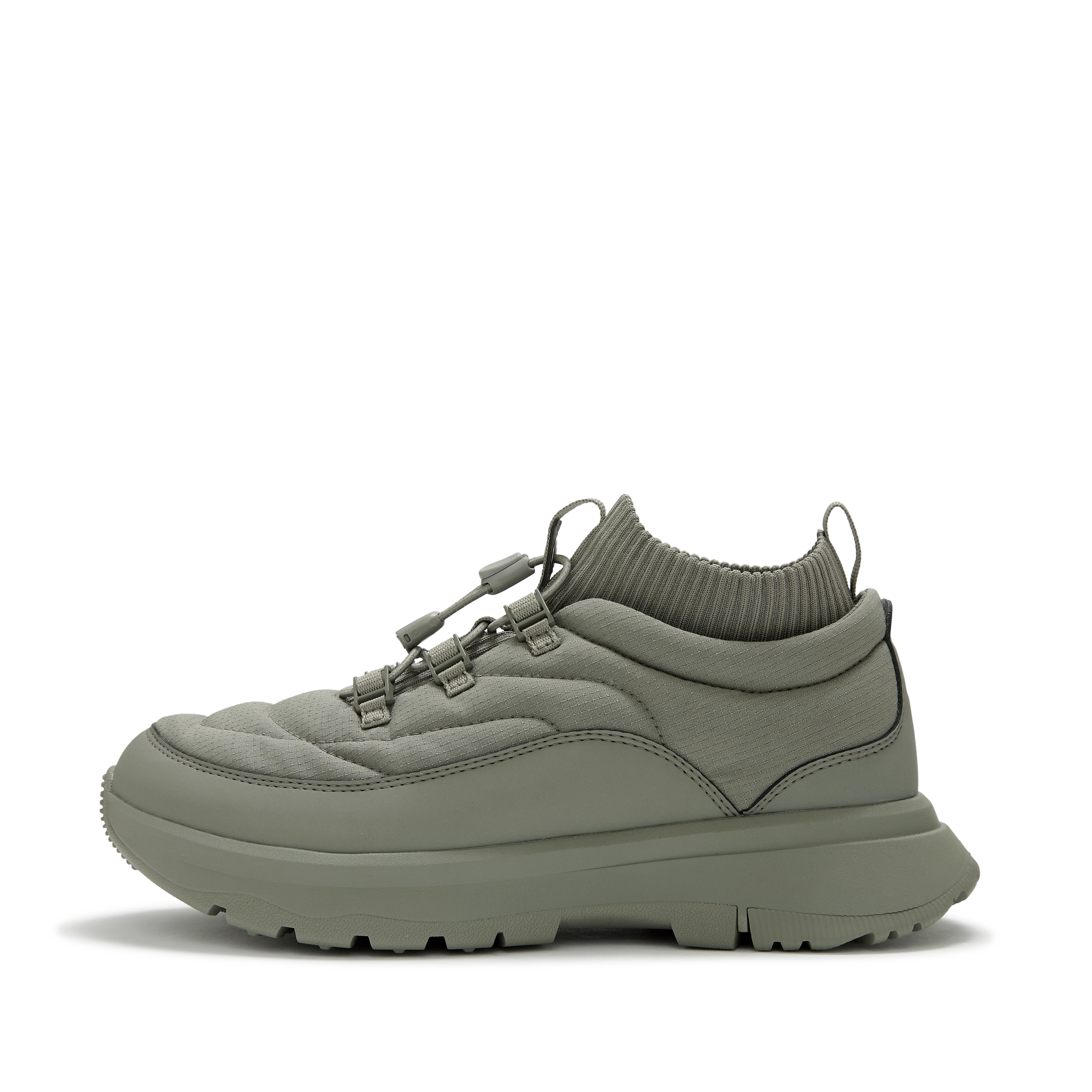 FitFlop NEO-D-HYKER Water Resistant Sneakers - Grey/Sage