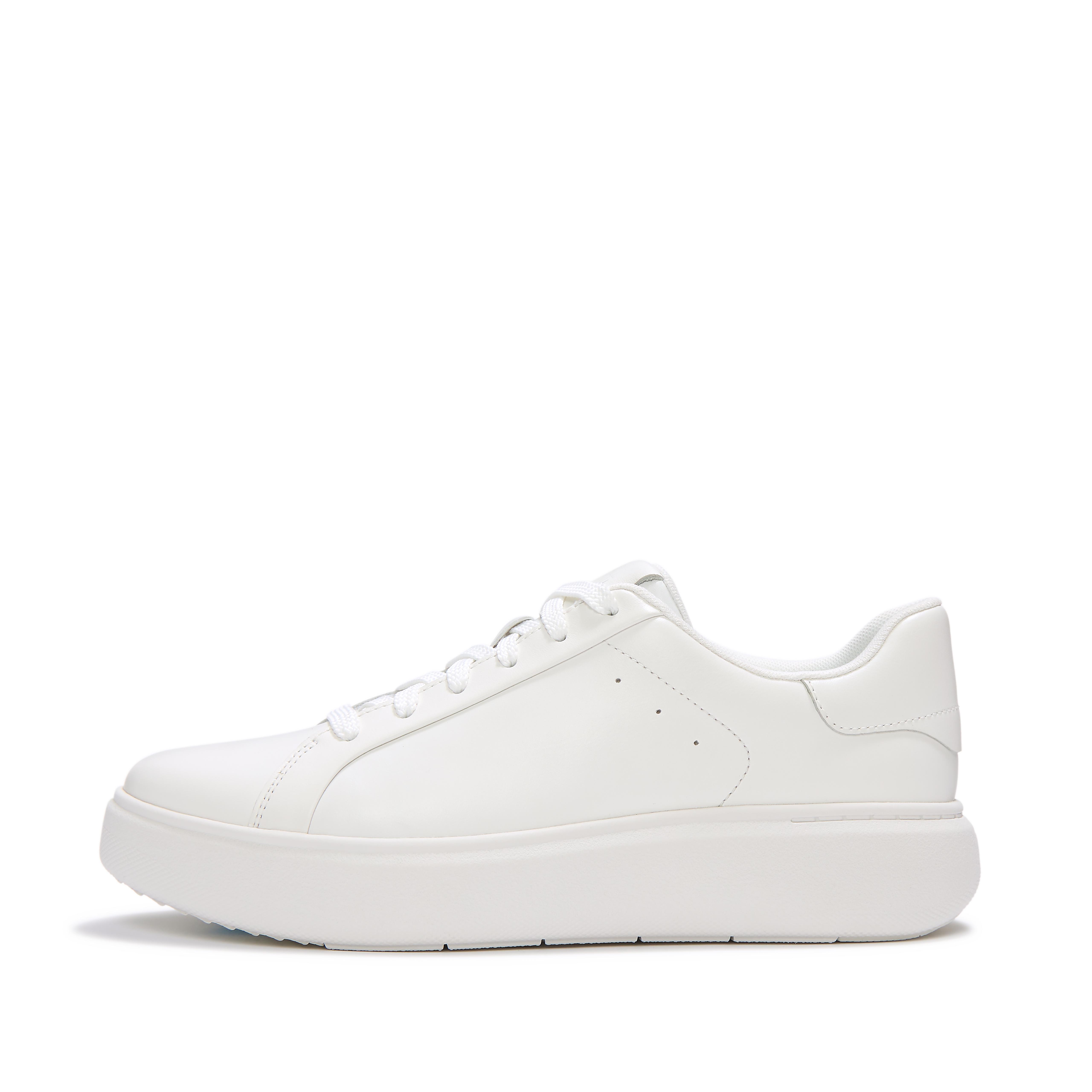 FitFlop RTG Leather Sneakers - Urban White