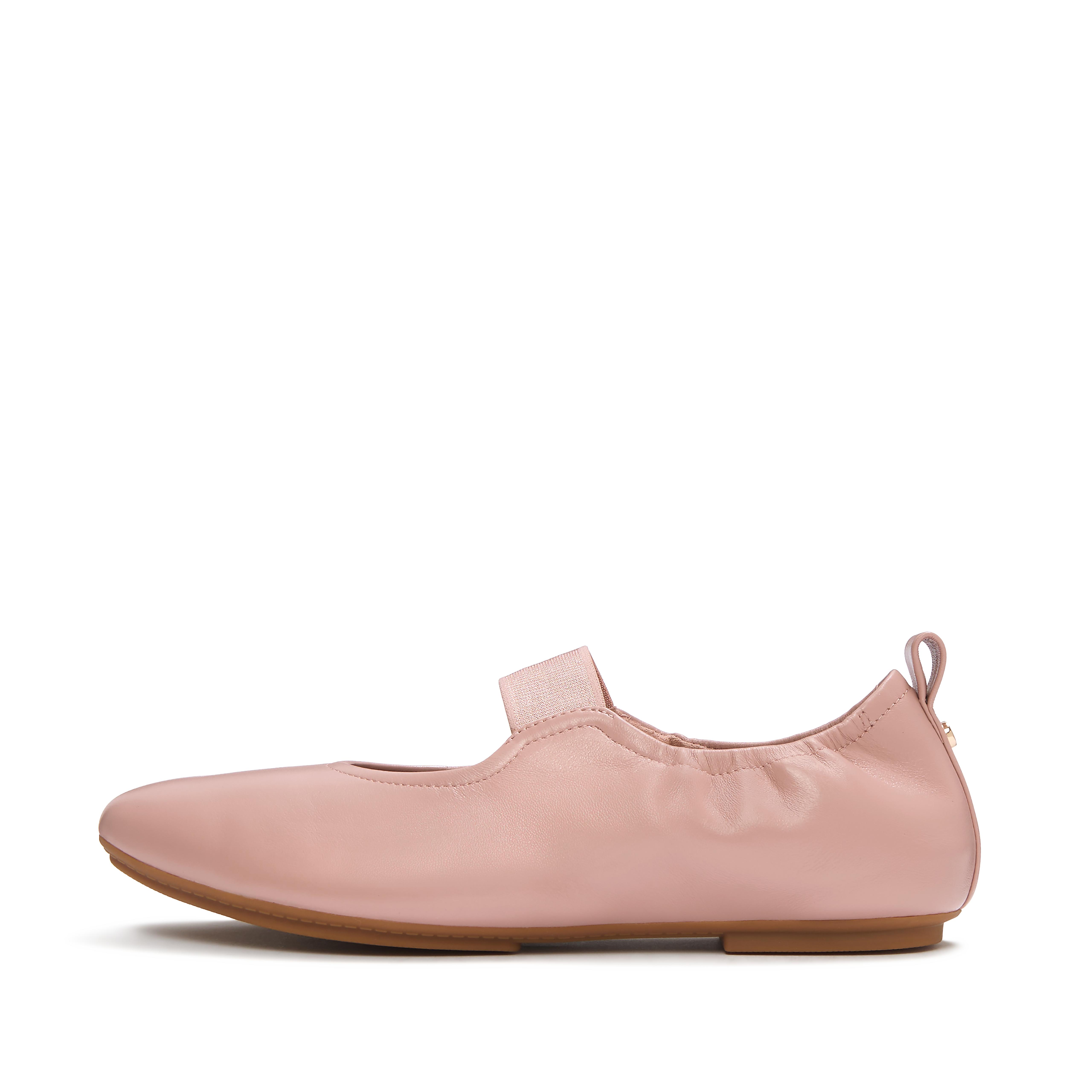 FitFlop DELICATO Poise Leather Mary Janes - Blush
