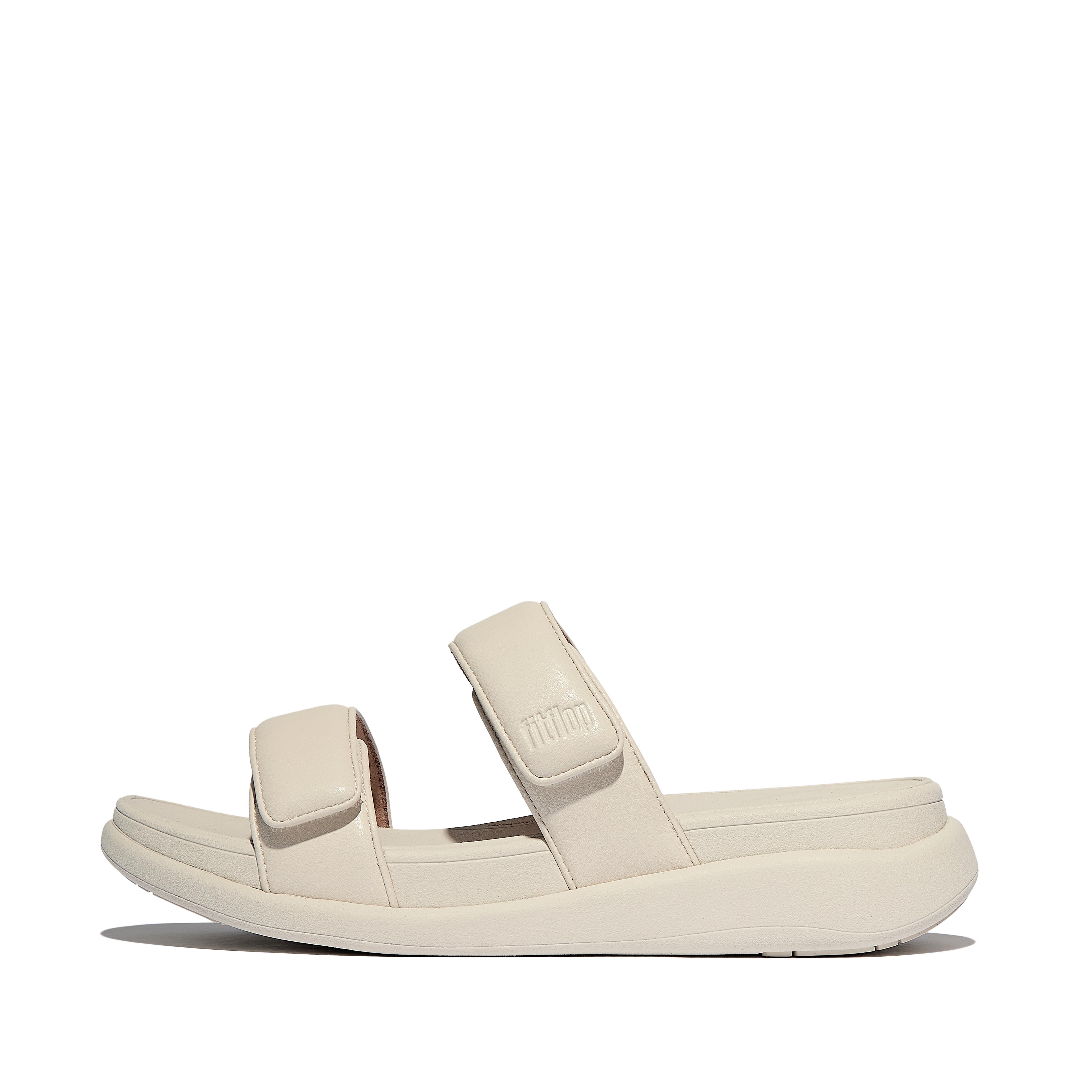 FitFlop F-MODE GO Adjustable Two-Bar Slides - Paris Beige